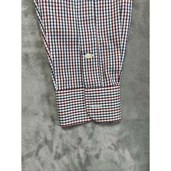 Paul Fredrick Non-Iron Men's Oxford Flip Cuff Size 16 1/2-33 - Picture 4 of 13